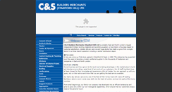 Desktop Screenshot of csbuildersmerchants.co.uk